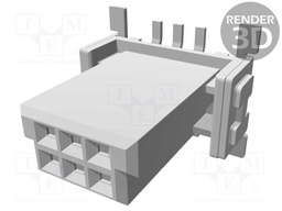 Connector: PCB to PCB; female; PIN: 6; 1.27mm; Series: har-flex