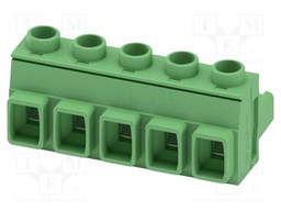 PCB connector, nominal cross section: 2.5 mm?, color: green,