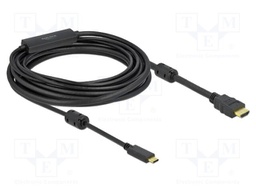 Cable; HDMI plug,USB C plug; HDMI 2.0,High Speed; Len: 7m; black