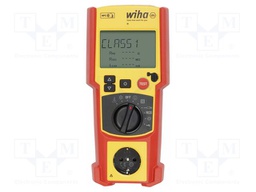 Meter: safety analyzer; LCD; VAC: 5÷270V; 50Hz; 0.1÷19.99MΩ; USB