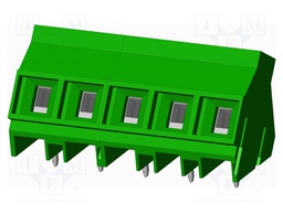 Connector: PCB terminal block; terminal; Plating: tinned; on PCBs