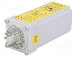 Timer; 0,25s÷12min; DPDT; 24VDC/8A,250VAC/8A; 230VAC; socket; IP20