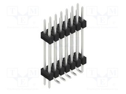 Connector: pin strips; pin header; male; PIN: 14; 2.54mm; SMT; 2x7