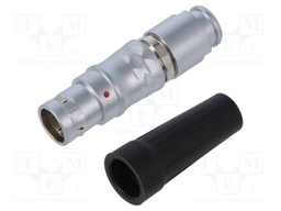 Connector: circular; plug; 0B; male; PIN: 9; for strain relief; 2A