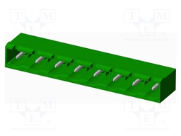 Connector: pluggable terminal block; socket; male; angled 90°