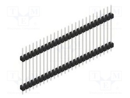 Connector: pin strips; pin header; male; PIN: 26; 2.54mm; THT; 1x26