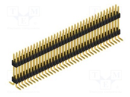 Connector: pin strips; pin header; male; PIN: 72; 1.27mm; SMT; 2x36