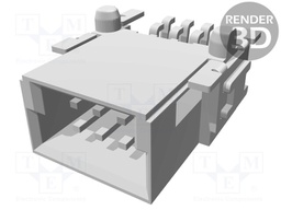 Connector: PCB to PCB; male; PIN: 6; 1.27mm; Series: har-flex; 2.3A