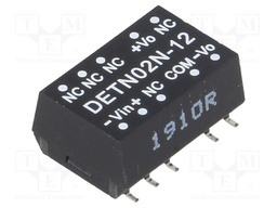 Converter: DC/DC; 2W; Uin: 21.6÷26.4V; Uout: 12VDC; Uout2: -12VDC