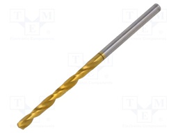 Drill bit; for metal; Ø: 2.7mm; L: 61mm; Working part len: 33mm
