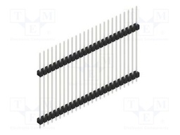 Connector: pin strips; pin header; male; PIN: 25; 2.54mm; THT; 1x25