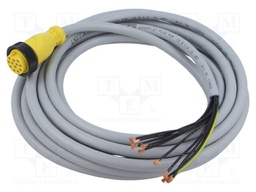 Connector: 7/8"; socket; female; Mini-Change; PIN: 12; cables; 5A
