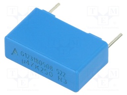 Capacitor: polyester; 470nF; 160VAC; 250VDC; Pitch: 15mm; ±10%