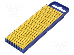 Markers for cables and wires; Label symbol: I; 2.8÷3.8mm; yellow