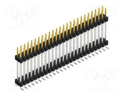 Connector: pin strips; pin header; male; PIN: 50; 2.54mm; SMT; 2x25