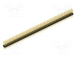 Connector: pin strips; pin header; male; PIN: 98; 2mm; THT; 2x49