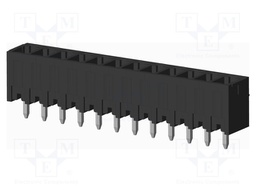 Connector: pluggable terminal block; socket; male; on PCBs