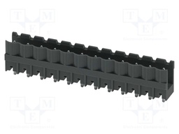 PCB headers, nominal cross section: 2.5 mm?, color: black, n