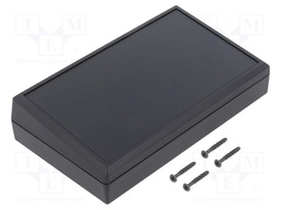 Enclosure: desktop; TENCLOS SLANT SLOPE; X: 145mm; Y: 85mm; ABS