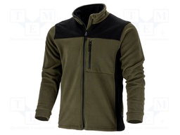 Fleece sweatshirt; Size: L; khaki; 290g/m2