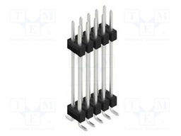 Connector: pin strips; pin header; male; PIN: 10; 2.54mm; SMT; 2x5