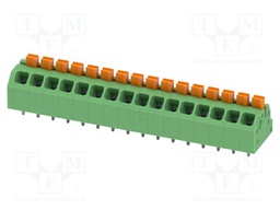 Connector: PCB terminal block; terminal; SPTAF 1; 16A; 320V; green