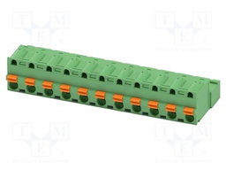 PCB connector, nominal cross section: 2.5 mm2, color: green,