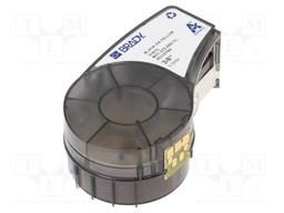 Tape; 9.5mm; 6.4m; yellow; Character colour: black