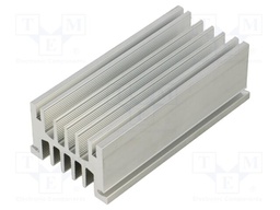 Heatsink: extruded; grilled; natural; L: 100mm; W: 50.7mm; H: 33mm
