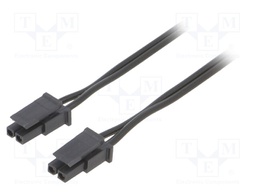 Cable; Micro-Fit 3.0; cables,female; PIN: 2; 0.4m; 4A; TLYp; 0.35mm2