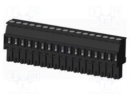 Connector: pluggable terminal block; plug; female; angled 90°
