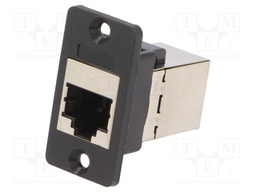 Coupler; SLIMS; Cat: 6a; shielded; Layout: 8p8c; 29mm; Mat: plastic