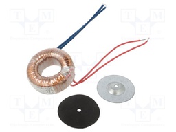 Transformer: toroidal; 20VA; 230VAC; 30V; 0.66A; Leads: cables; IP00