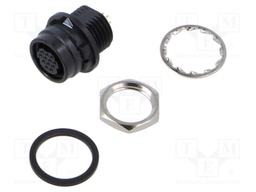 Connector: circular; HR30; Locking: push-pull; socket; female; 2A