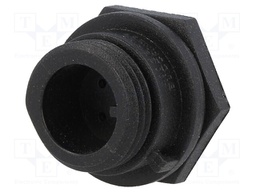 Connector: circular; socket; male; PIN: 4; w/o contacts; IP68; 125V