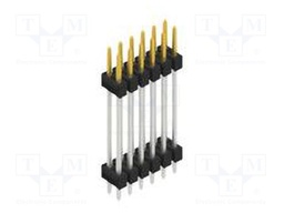 Connector: pin strips; pin header; male; PIN: 12; 2.54mm; THT; 2x6