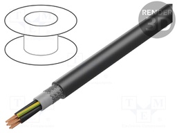 Wire; JZ-600 HMH-C; 7G2,5mm2; tinned copper braid; LSZH; black
