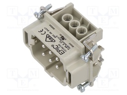 Connector: rectangular; male; EPIC H-BE; PIN: 6; 6+PE; size H-B 6