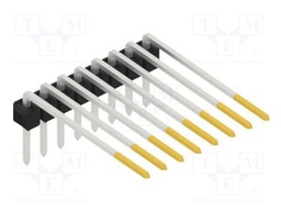 Connector: pin strips; pin header; male; PIN: 8; 2.54mm; THT; 1x8