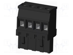 Connector: pluggable terminal block; plug; female; angled 90°