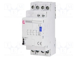 Contactor: 4-pole installation; 20A; 24VAC; NC x2 + NO x2; RBS