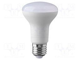 LED lamp; white warm; E27; 220÷240VAC; 806lm; P: 8.5W; 120°; 3000K