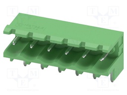 PCB headers, nominal cross section: 2.5 mm?, color: green, n