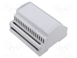 Enclosure: for DIN rail mounting; No.of mod: 6
