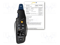 Meter: current loop; digital,pincers type; IP40; -15÷60°C; 40h