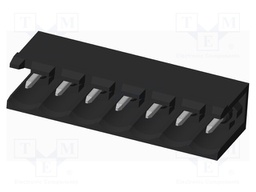Connector: pluggable terminal block; socket; male; on PCBs