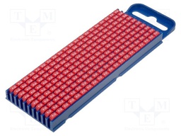 Markers for cables and wires; Label symbol: 2; 2.8÷3.8mm; red