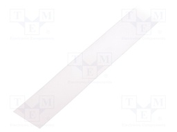 Cover for LED profiles; frosted; 1m; Application: FLAT8; V: H