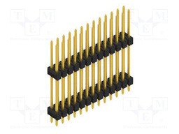 Connector: pin strips; pin header; male; PIN: 26; 2.54mm; THT; 2x13