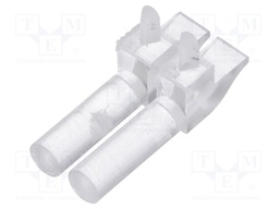 Fibre for LED; round; Ø2mm; No.of mod: 2; Front: convex